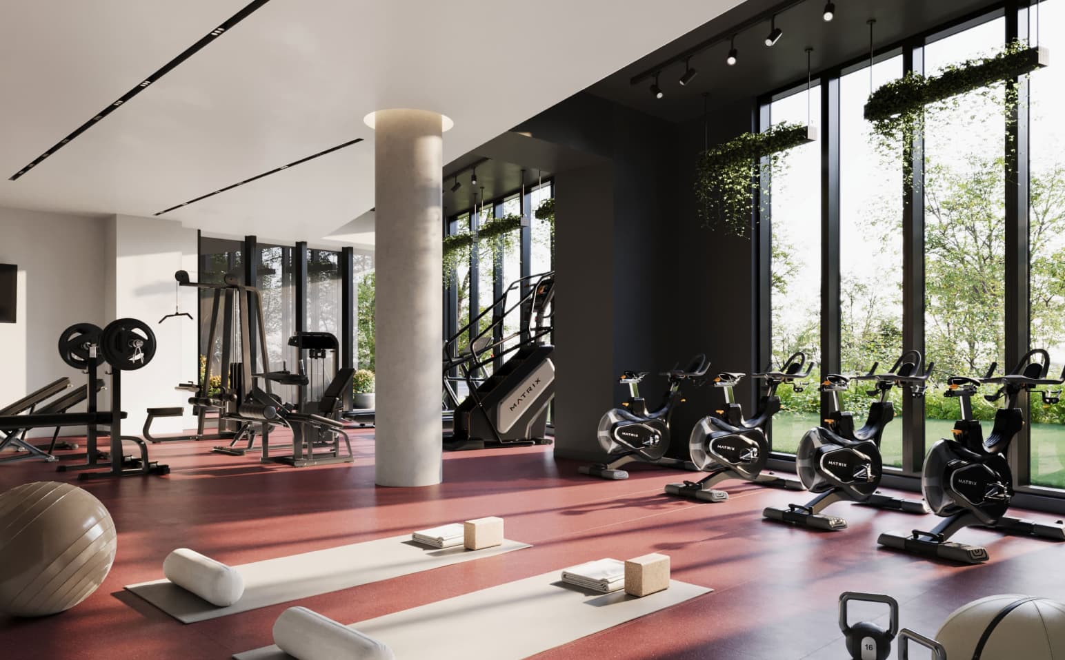 Gym avec salle privée